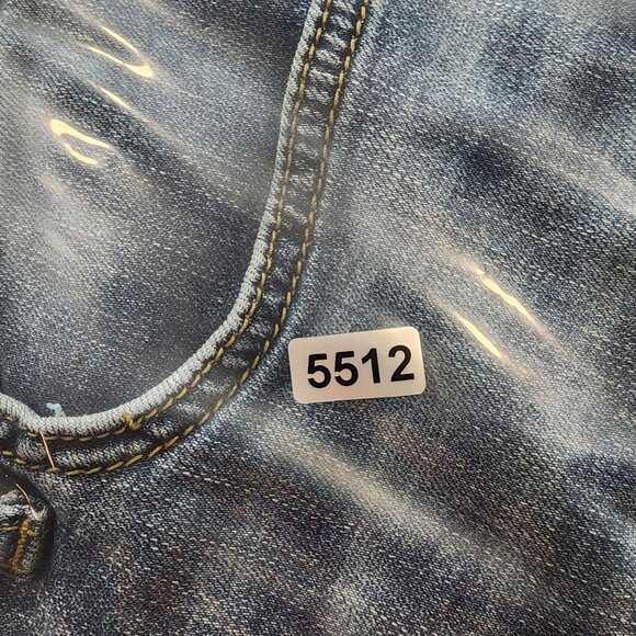 Women's Lee Blue Denim Shorts Medium Wash 7" Inseam Size 8 - Picture 10 of 10